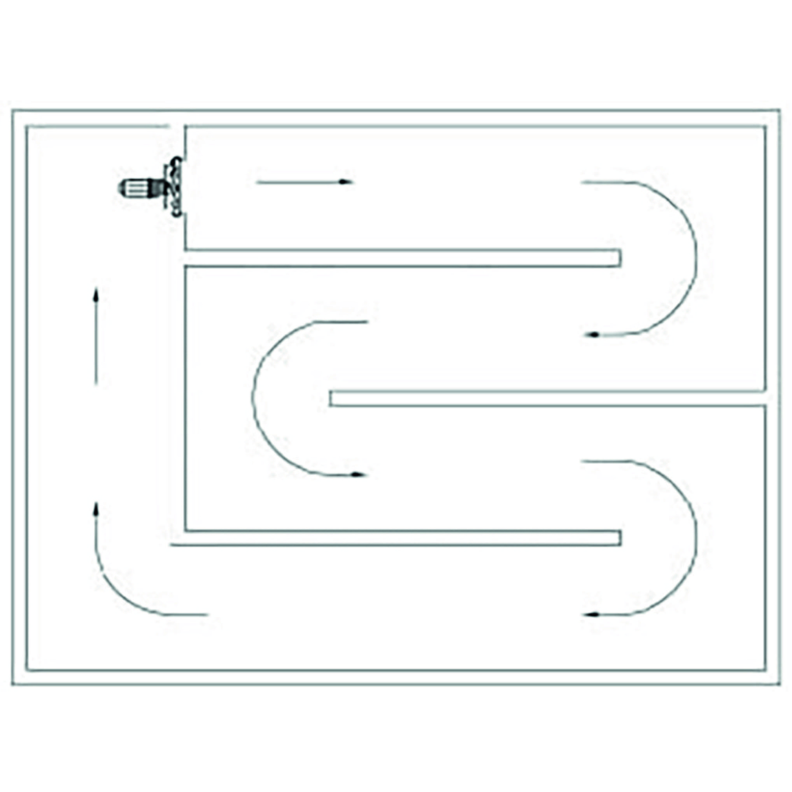 CAGE DE CONCENTRATION INOX PR MALAXEUR 5,5KW RAILS INCLUS RENSON - 850048