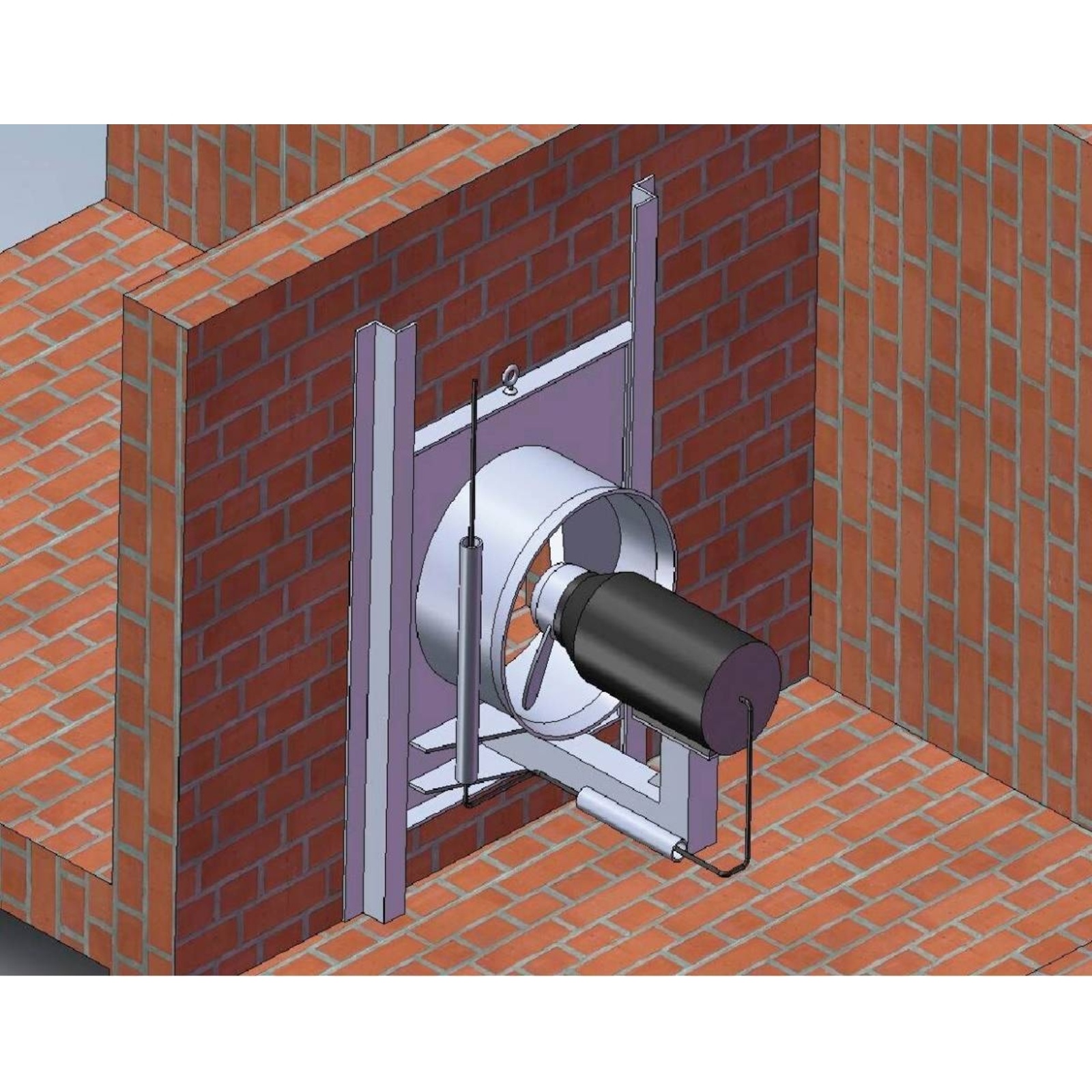 CAGE DE CONCENTRATION INOX PR MALAXEUR 5,5KW RAILS INCLUS RENSON - 850048
