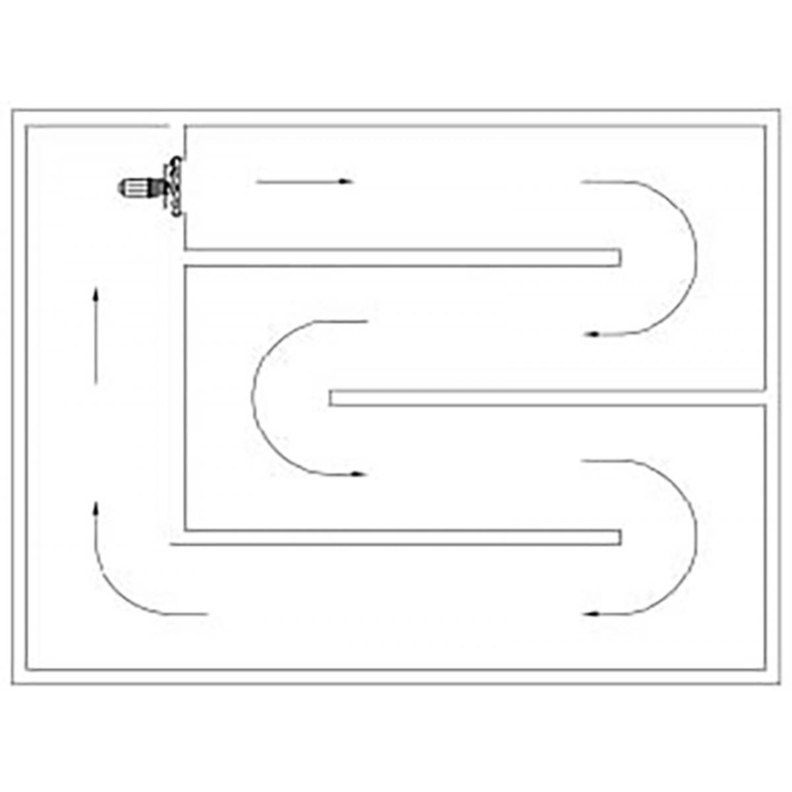 CAGE DE CONCENTRATION INOX PR MALAXEUR 5,5KW RAILS INCLUS RENSON - 850048