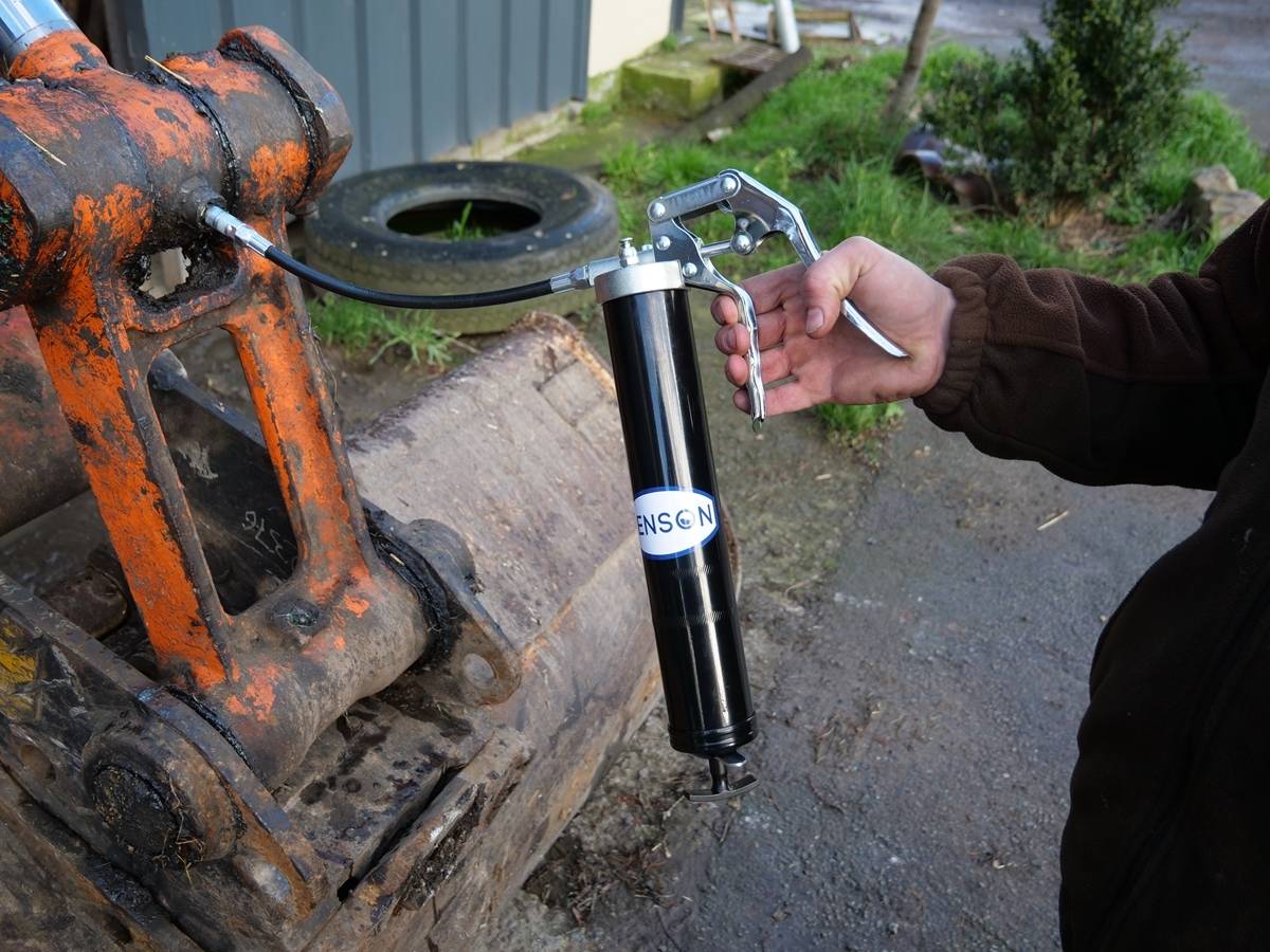 PISTOLET A GRAISSE PRO FLEXIBLE & AGRAFE 4 MORS - RENSON - 970159