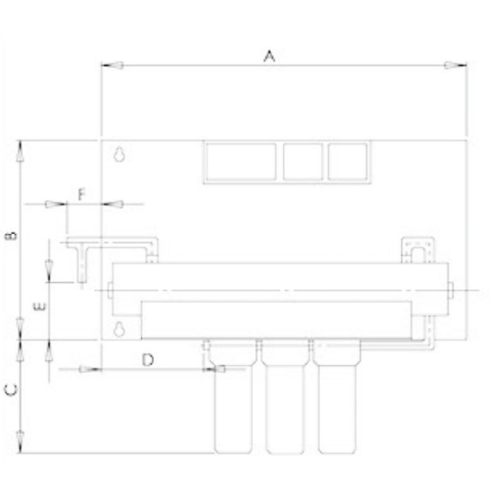 KIT DE POTABILISATION 45 L/M 40 WATTS 3/4'' - RENSON - 980163