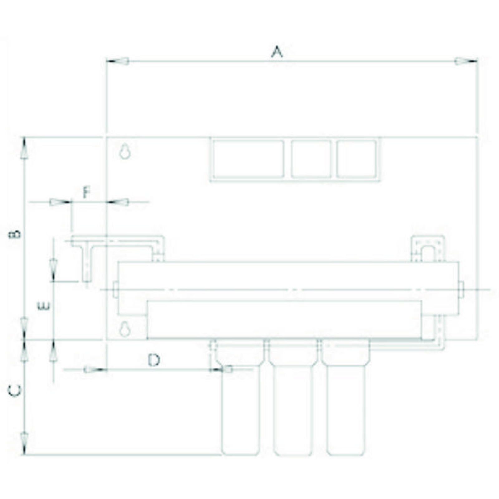 KIT DE POTABILISATION 90 L/M 80 WATTS 1'' - RENSON - 980164