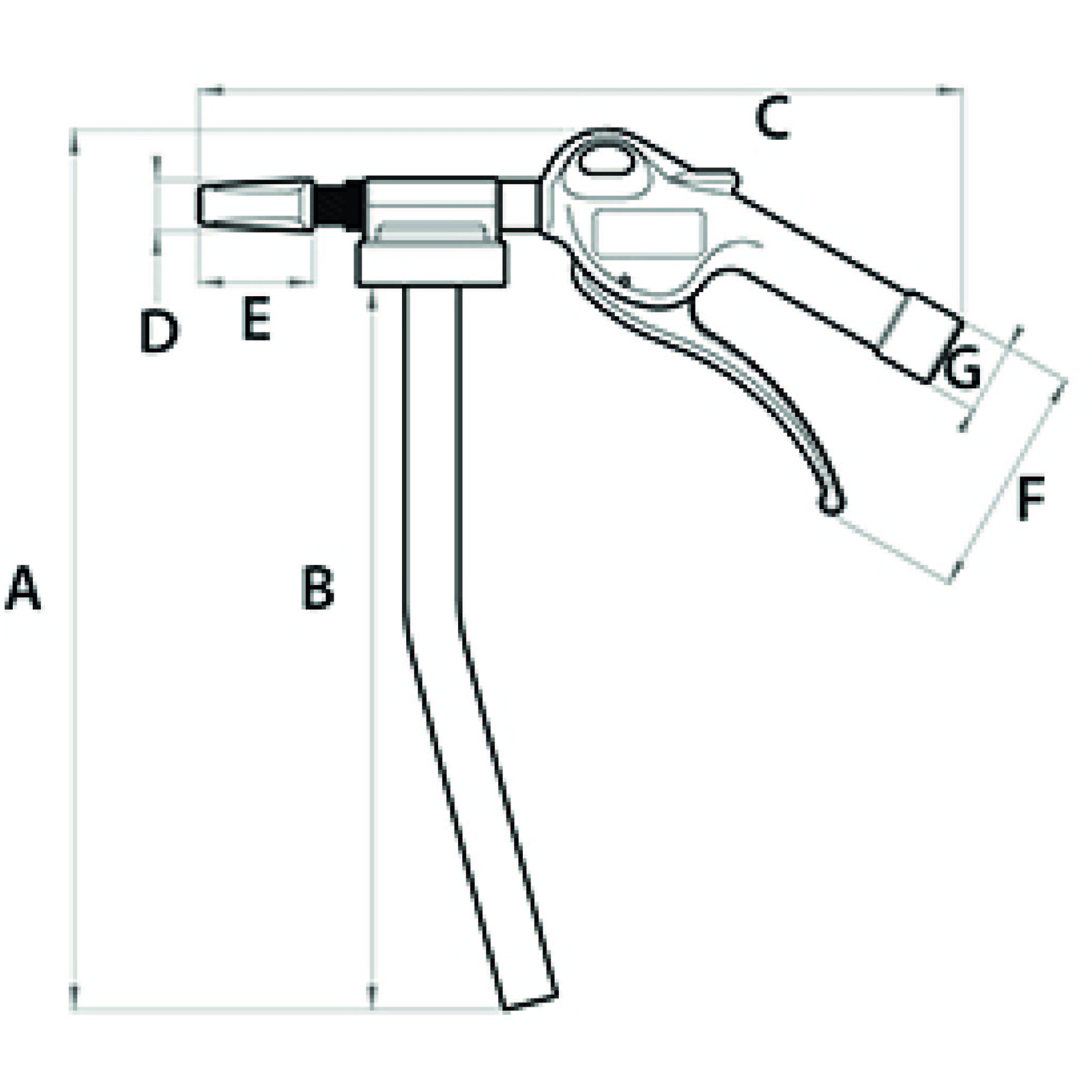 PISTOLET A PULVERISER POUR CARTOUCHE - RENSON - C-146134
