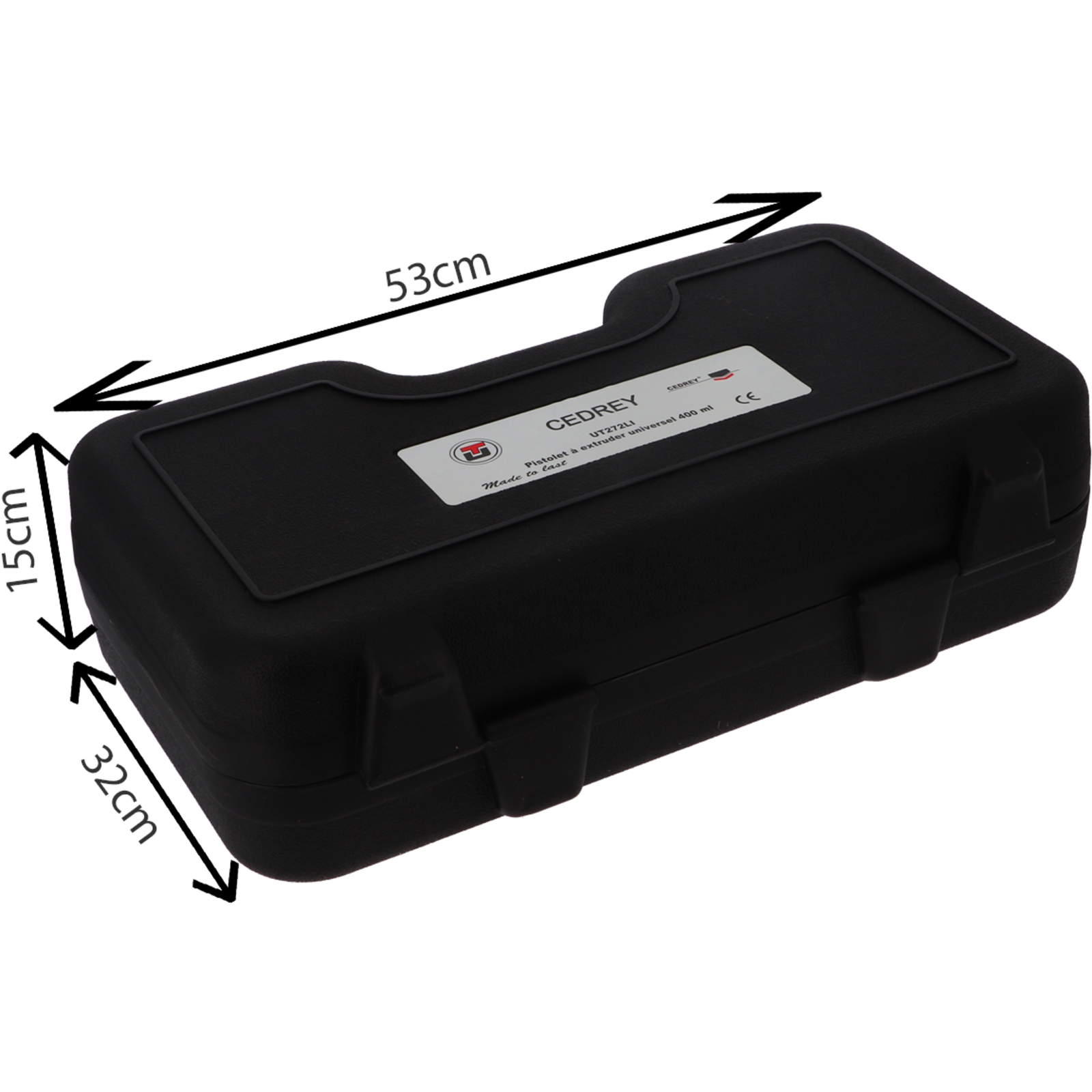 Pistolet à extruder 10,8V - avec chargeur et batterie CEDREY - UT272LIV2