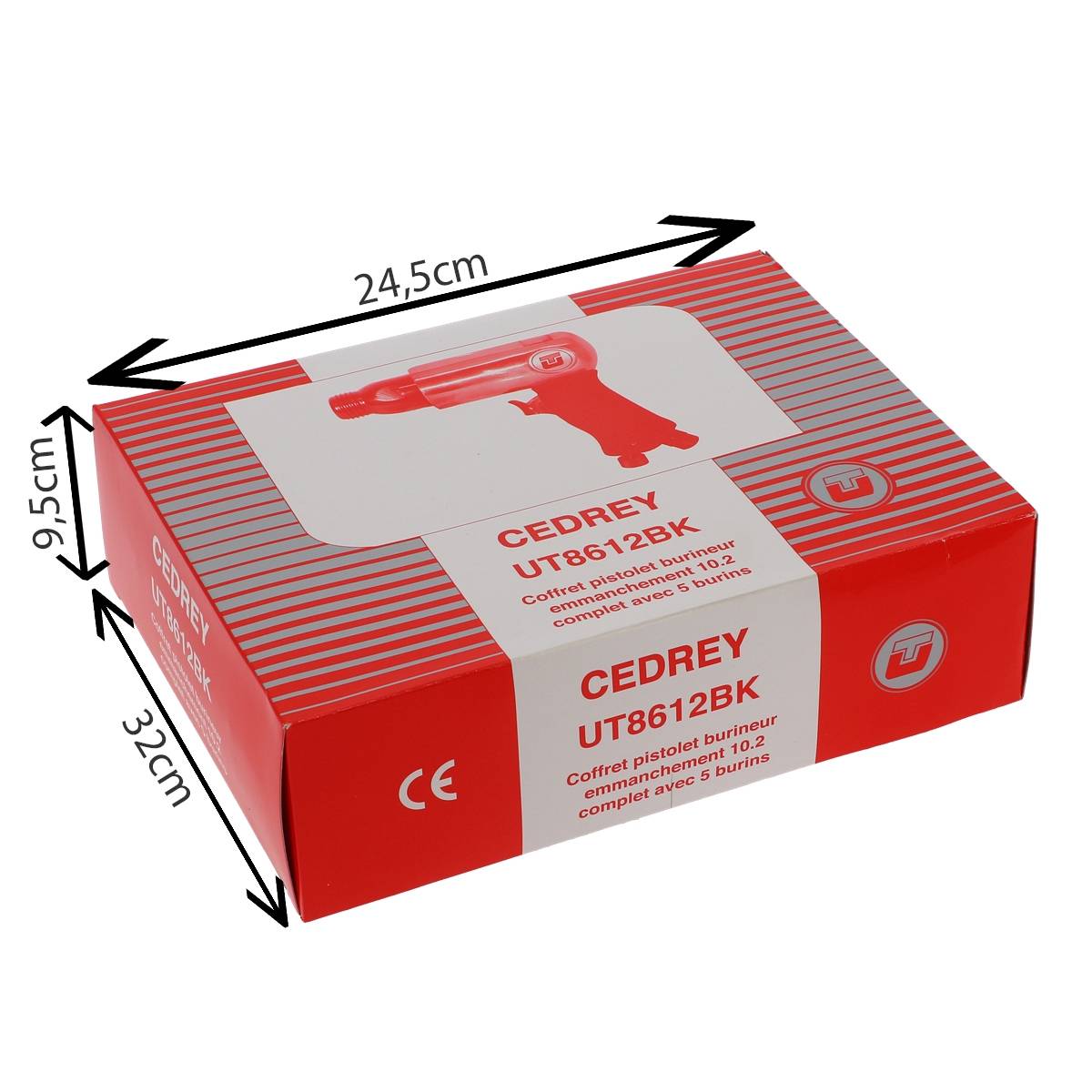 COFFRET BURINEUR UT8612B AVEC RETENUE RAPIDE ET BURINS - RENSON - UT8612BK