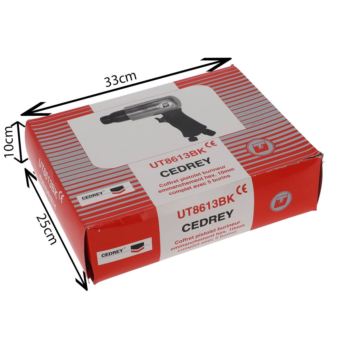 COFFRET BURINEUR UT8613B AVEC RETENUE RAPIDE ET BURINS - RENSON - UT8613BK