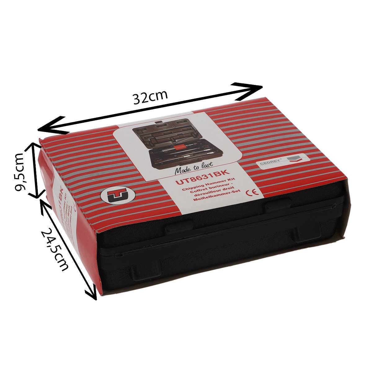 COFFRET DECAPEUR + 3 BURINS AVEC KIT DEROUILLEUR - RENSON - UT8631BK