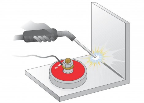 Masse magnétique de soudure Mod. 4972-MM - URKO - 1504972