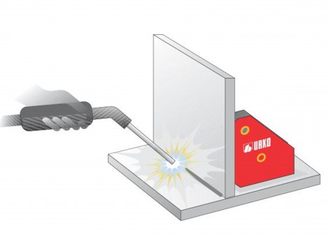 Équerre magnétique Mod. 1187-EM pour la soudure - URKO - 1504987