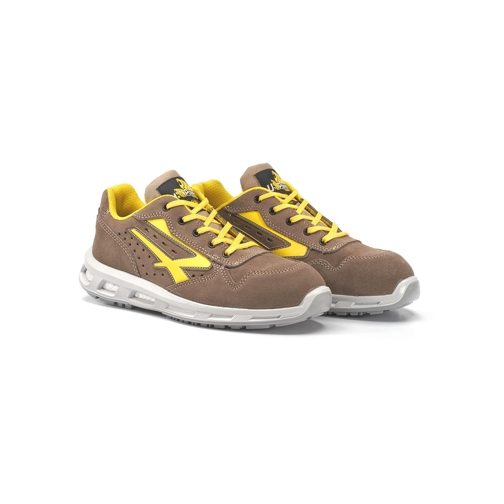 CHAUSSURES BASSES ADVENTURE s ESD S1PS FO SR MARRON/JAUNE - U POWER - RL20076
