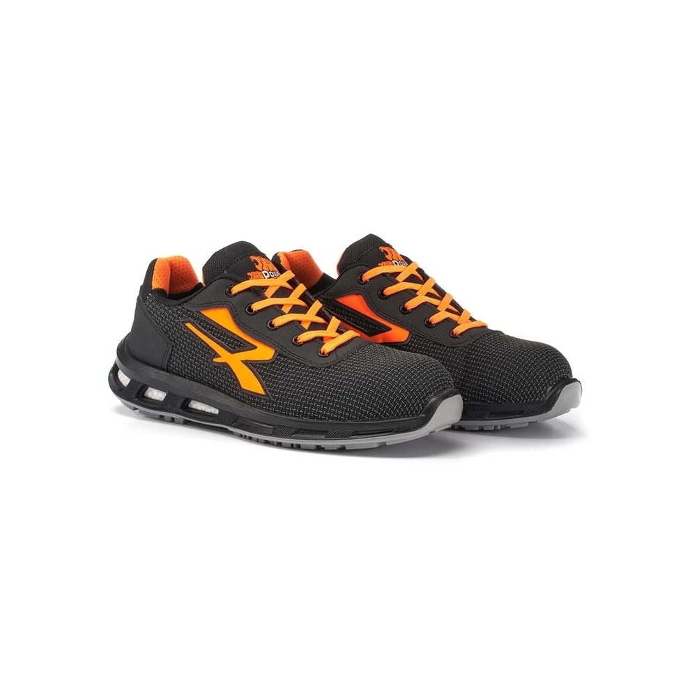  CHAUSSURES BASSES KINDLE s ESD S3S CI FO SR NOIR-ORANGE - U POWER - RL20404