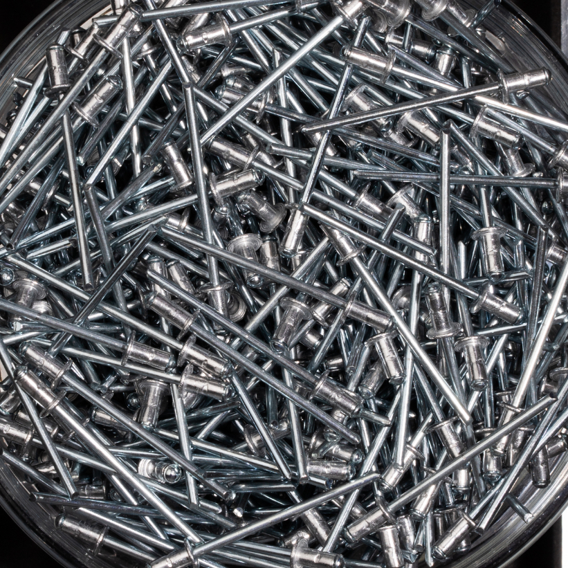 500 rivets multi-serrage à aluminium/acier à tête plate à Ø3,2x6mm - SCELL-IT - UD3206