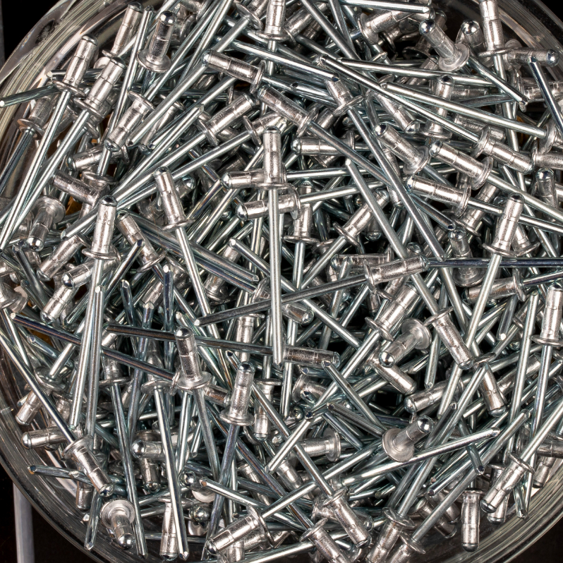 500 rivets multi-serrage à aluminium/acier à tête plate à Ø3,2x8mm - SCELL-IT - UD3208