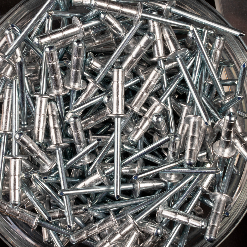 250 rivets multi-serrage à aluminium/acier à tête plate à Ø4,8x17mm - SCELL-IT - UD4816