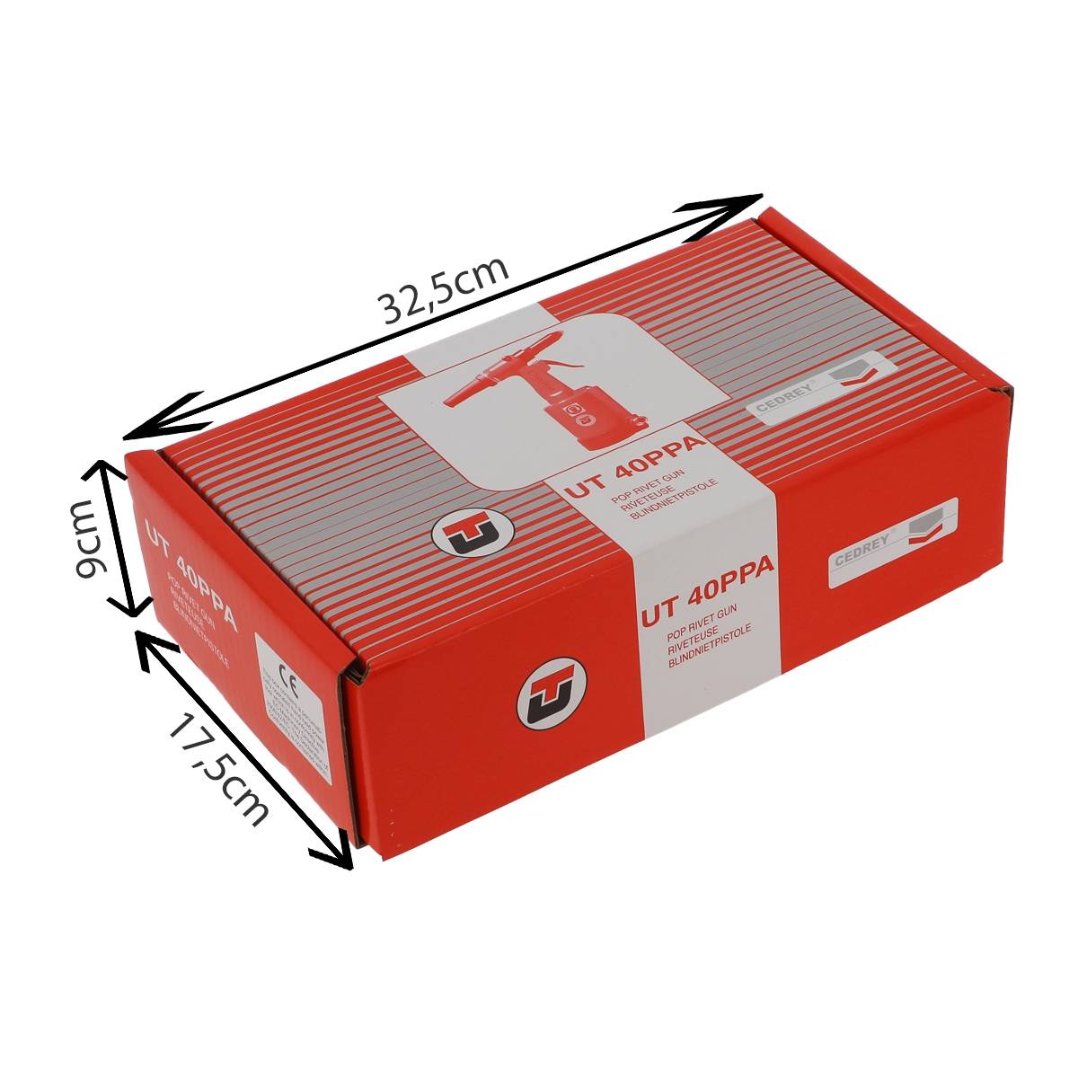 RIVETEUSE 2,4 - 4,8MM POUR RIVETS ALU - RENSON - UT40PPA