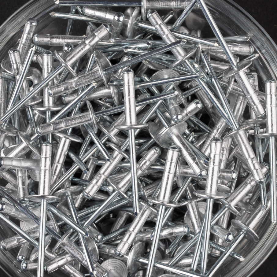 500 rivets multi-serrage à aluminium/acier à tête extra large à Ø4x16,9mm - SCELL-IT - UX4017