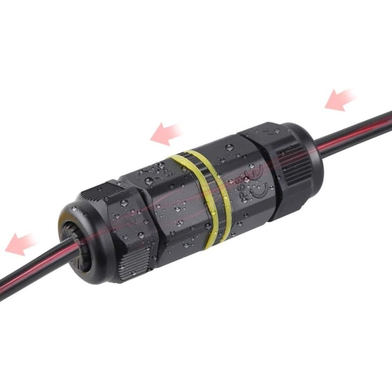 Connecteur électrique 3 pôles IP68 - VELAMP - CIP681