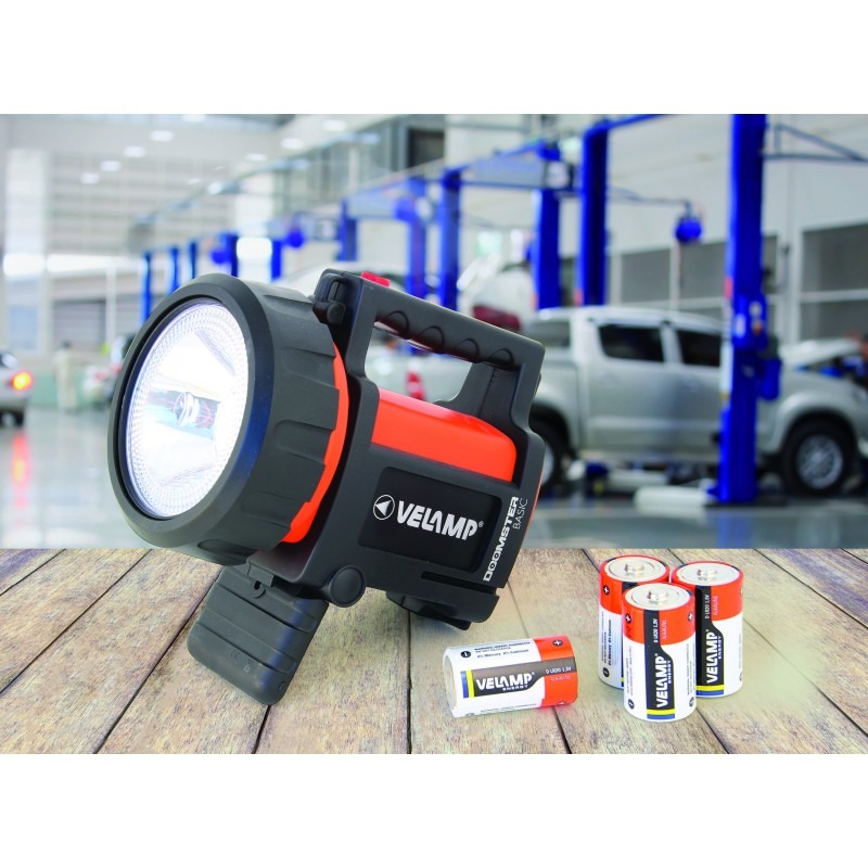 Doomster basic phare led 1W à piles  - VELAMP - IR666-DRY