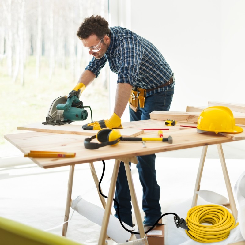 Rallonge de chantier 20 m H07RN-F 3G2,5 mm² IP44 - VELAMP - PRO725-20F