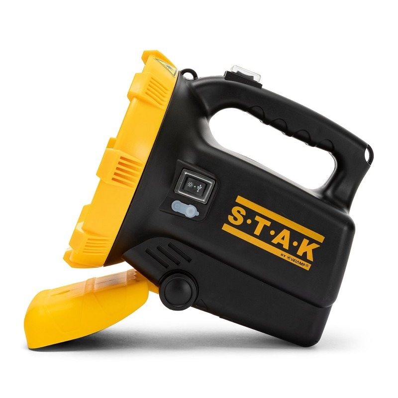 Trainspotting phare professionnel rechargeable stak 20W led  - VELAMP - R920