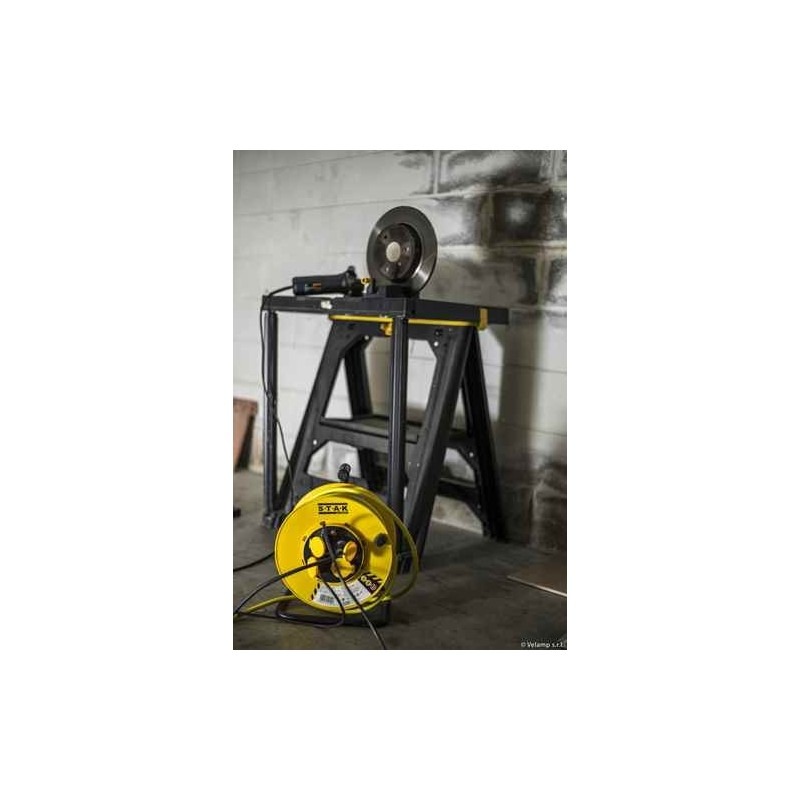 Enrouleur professionnel 4 prises H07RN-F3G2.5mm2 40m - IP44 - VELAMP - REELPRO-FR-40