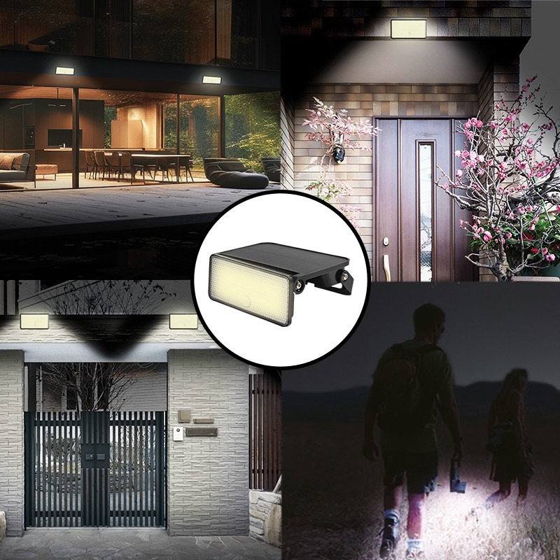 MAYA Projecteur LED solaire 1000 lumens avec détecteur de mouvement réglable - VELAMP - SL361