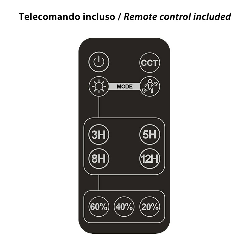 CUBE Projecteur LED solaire 9600 lumens avec détecteur PIR et panneau solaire déport - VELAMP - SL367