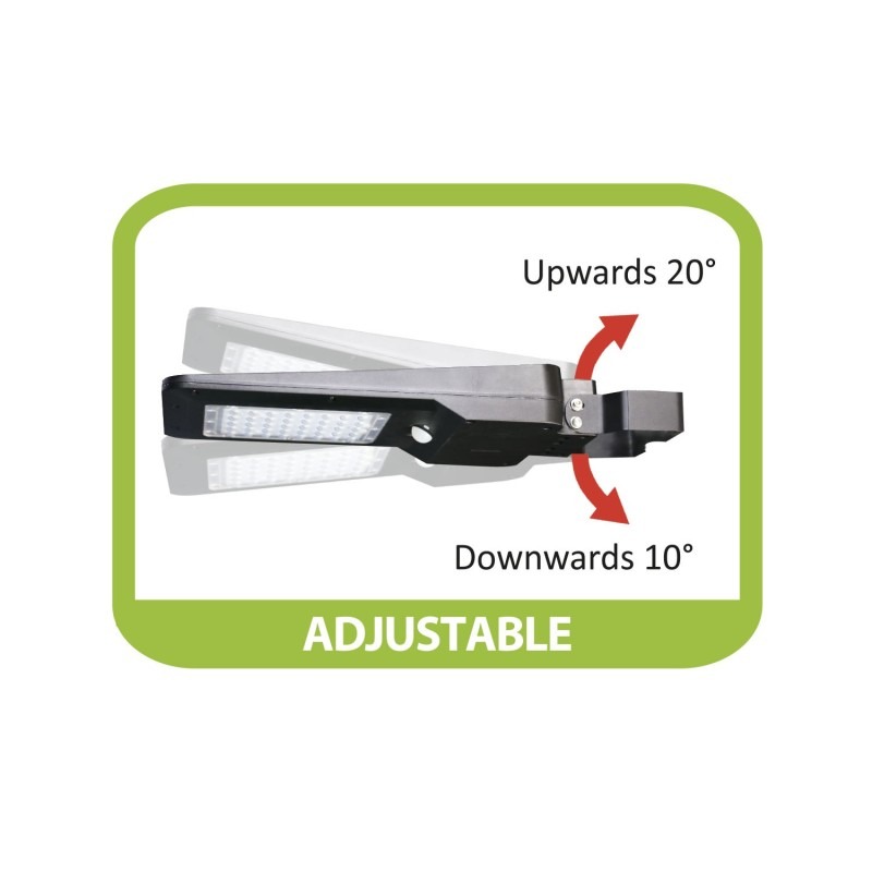 CRUISER Projecteur LED solaire 1600 lumens avec détecteur de mouvement - VELAMP - SL373