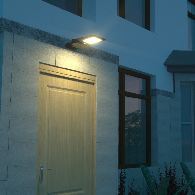 CRUISER M Réverbère LED solaire 3000 lm avec détecteur de mouvement - VELAMP - SL374