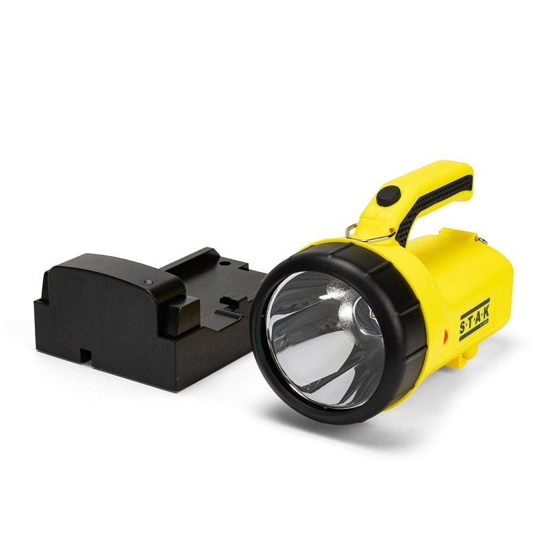 Spotex Phare rechargeable ATEX 5W avec base murale de chargement incluse - VELAMP - SPOTEX