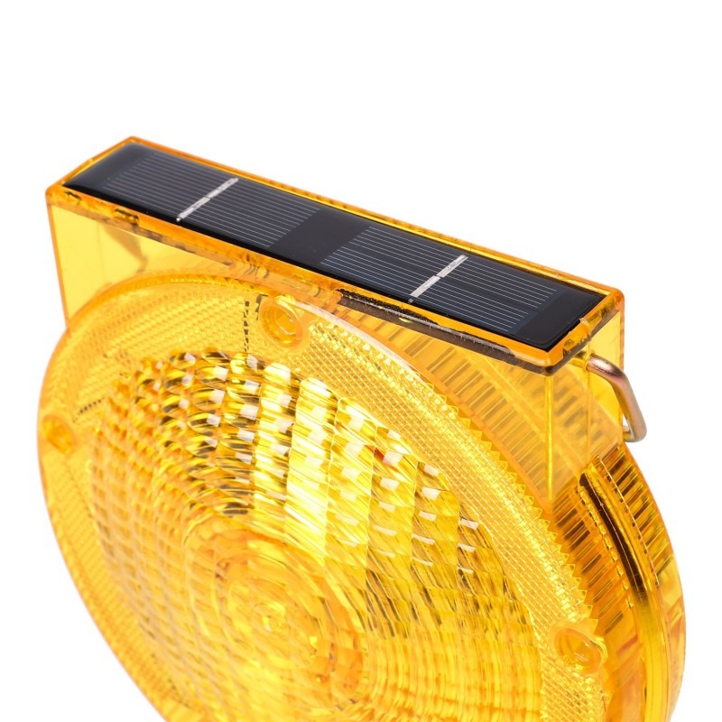 Solar Blink Road Feu clignotant LED solaire avec capteur crépusculaire - VELAMP - ST089S