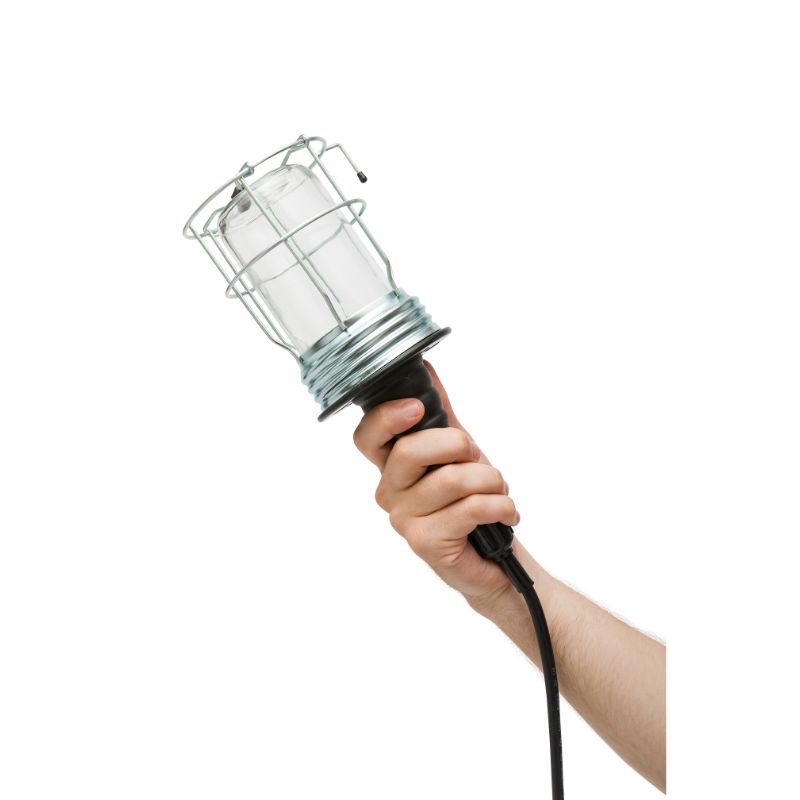 SPUTNIK 2 Lampe baladeuse E27 acier inoxydable câble 5 m IP54 - VELAMP - ST547