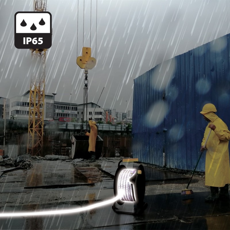 Bandeau LED RIBBON 25 m 32000 lm IP65 avec enrouleur - VELAMP - ST925