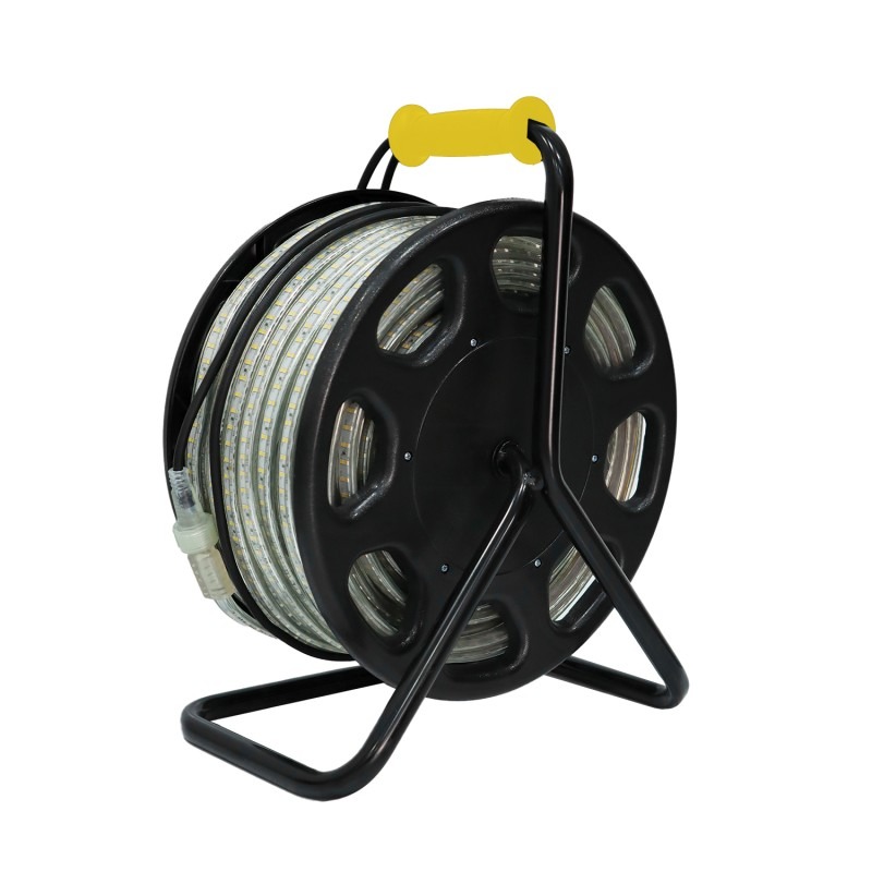 Bandeau LED RIBBON 50 m 65000 lm IP65 avec enrouleur - VELAMP - ST950