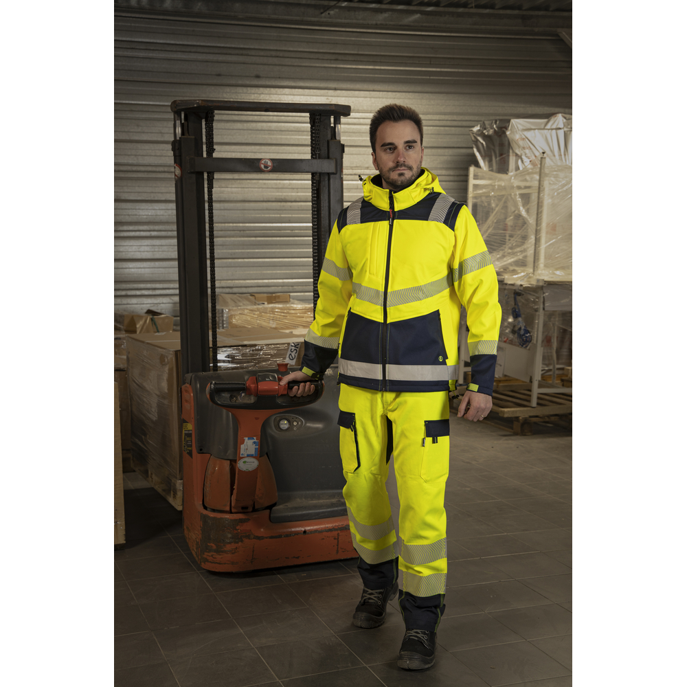 Pantalon Authentic HV CAPTEUR JAUNE MARINE - LMA LEBEURRE - 1786
