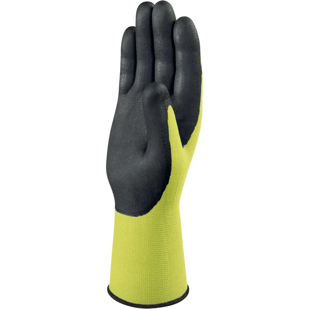 GANT TRICOT JAUNE FLUO DELTA PLUS POLYESTER ENDUIT SPANDEX NITRILE - VV734JA0