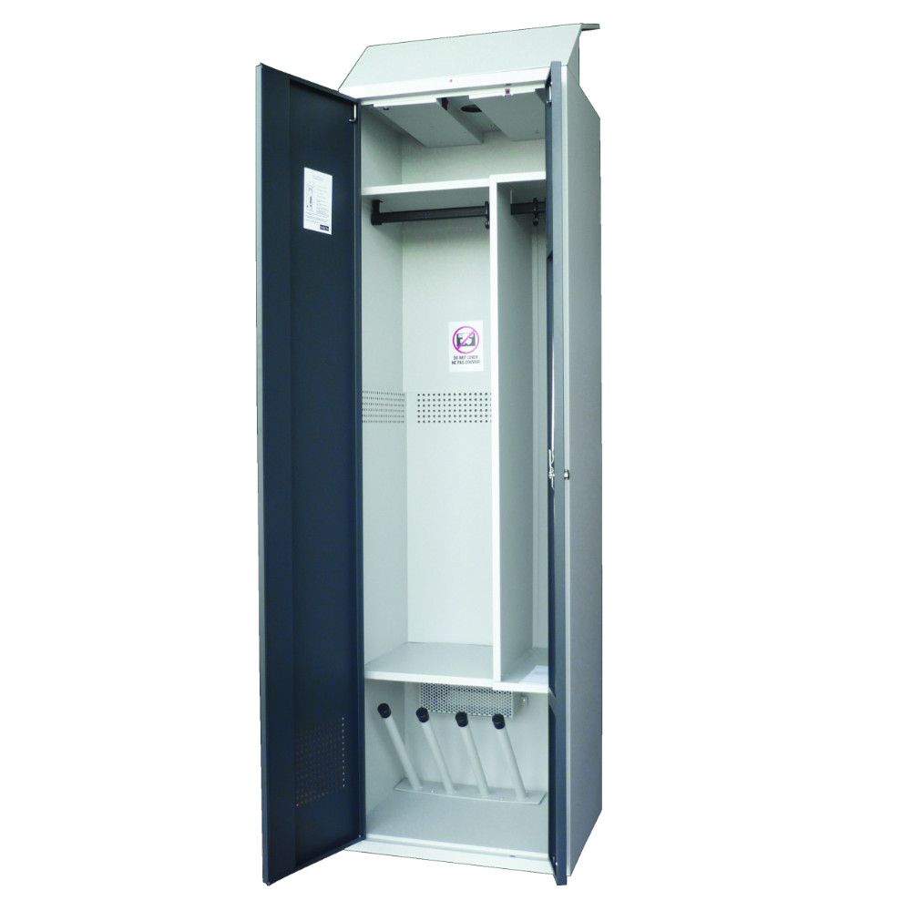 Vestiaire séchant avec extraction et turbine 8 personnes - MOBIKA - VE-VCF211PN-008
