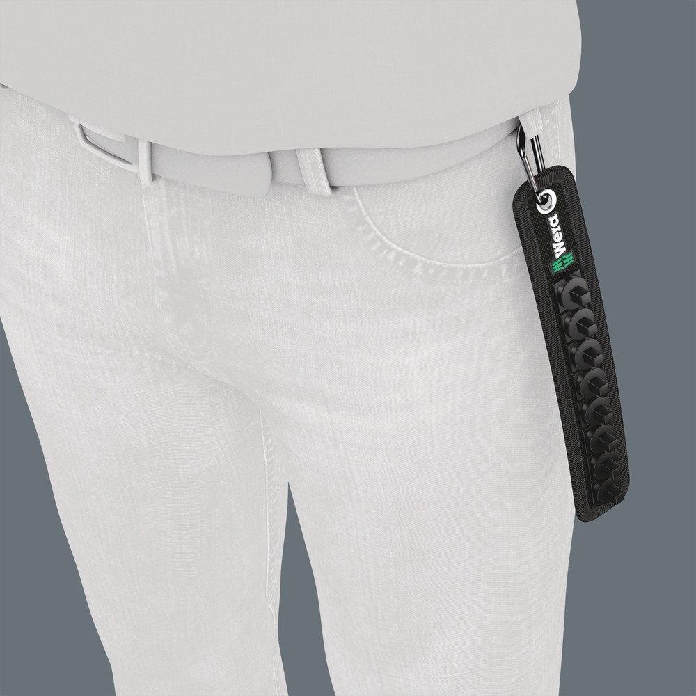 Sangle textile porte-outils, pour 8 outils, sans garniture Belt A 8 outils sans garniture WERA - 05003890001