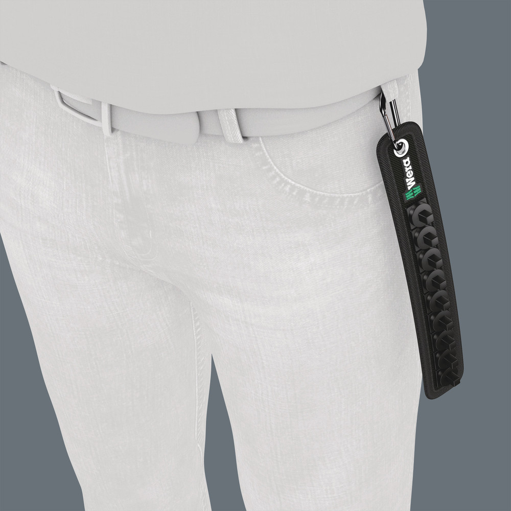 Sangle textile porte-outils, pour 9 outils, sans garniture Belt A 9 outils sans garniture WERA - 05003891001