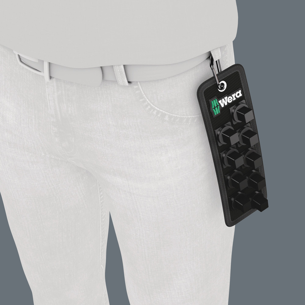Belt C Impaktor (sangle textile porte-outils), pour 9 outils, sans garniture Belt C 9 outils sans garniture WERA - 05003893001