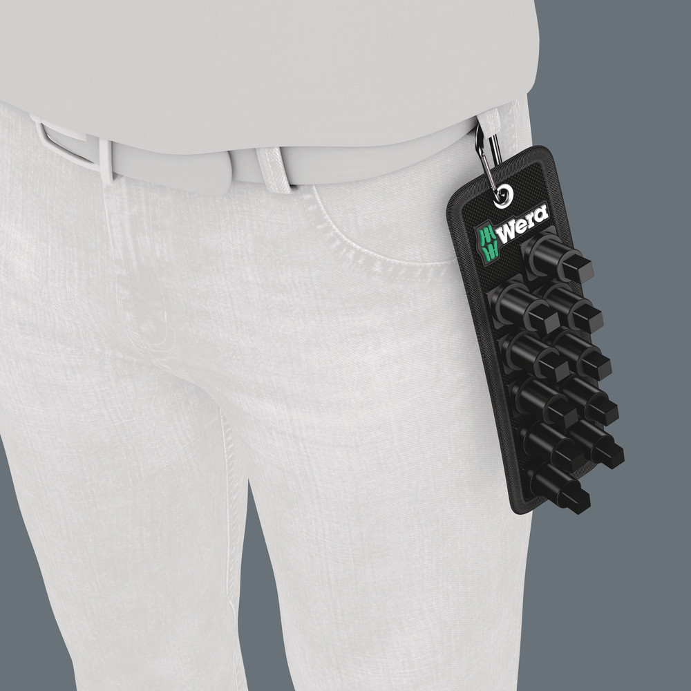 Sangle textile porte-outils pour 10 outils, sans garniture WERA - 05003982001