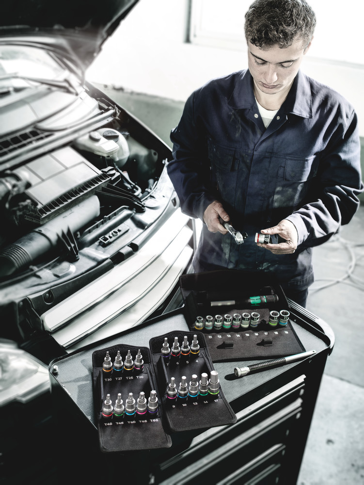 Jeu de douilles à carré Zyklop à fonction de retenue 8790 HMC HF 1 WERA - 05004203001