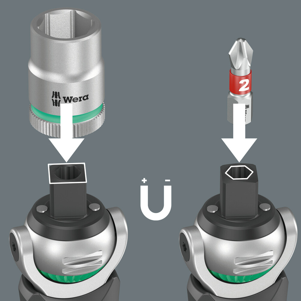 Jeu de cliquet Zyklop Pocket 8009 Zyklop Pocket Set 3 Wera - 05004284001