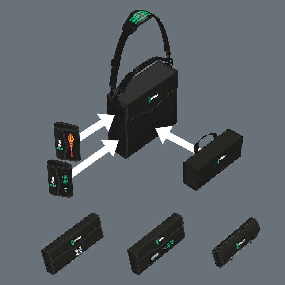 Valise porte-outils Wera 2go 2 Wera 2go 2 WERA - 05004351001