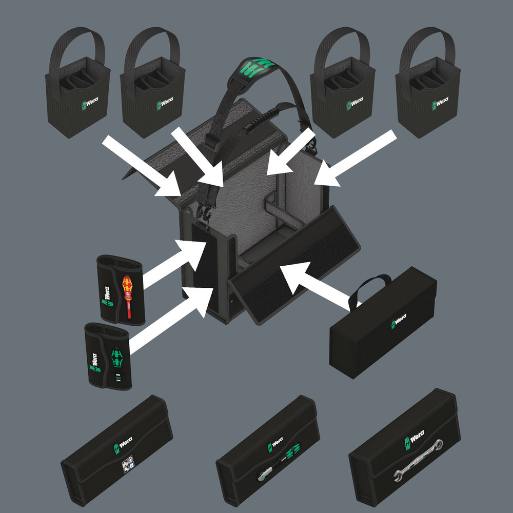 Valise porte-outils Wera 2go 2 XL Wera 2go 2 XL WERA - 05004357001