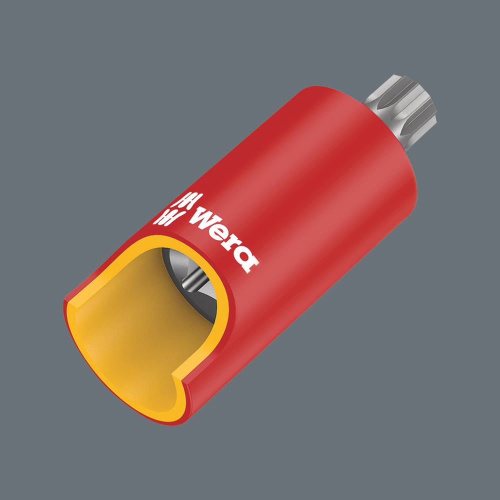 Douille-embout Zyklop, isolée, pour vis à empreinte polygonale XZN, à emmanchement 3/8