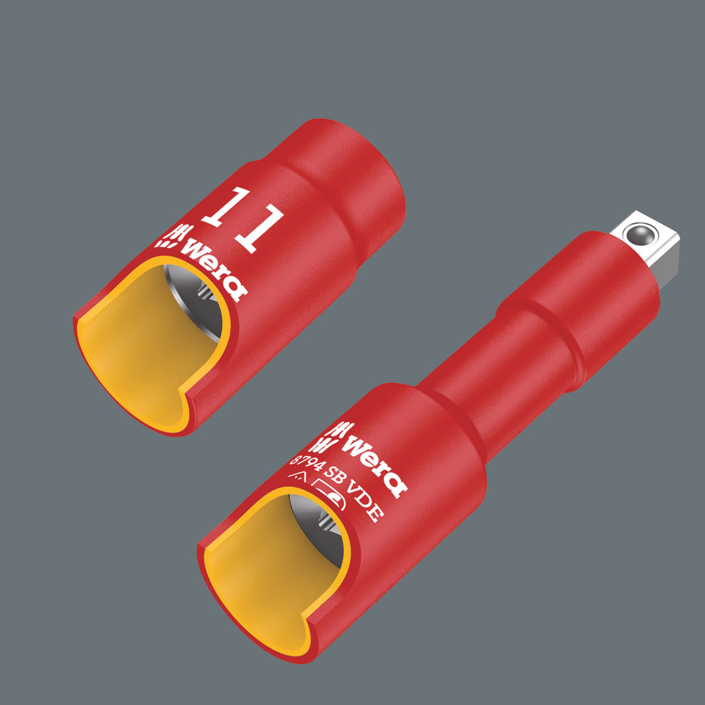 Douille Zyklop VDE 8790 B, isolée, carré 3/8