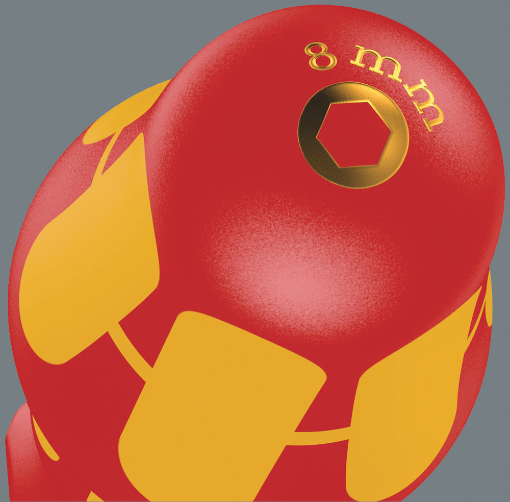 Tournevis isolé à douille 190 i 8,0 x 125 mm WERA - 05005315001