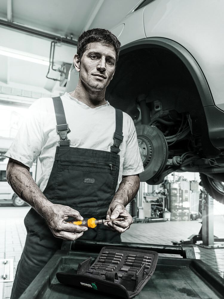 Étui pliant avec embouts de 70 mm de long Kraftform Kompakt 900 Imperial Set 1 Wera - 05018111001