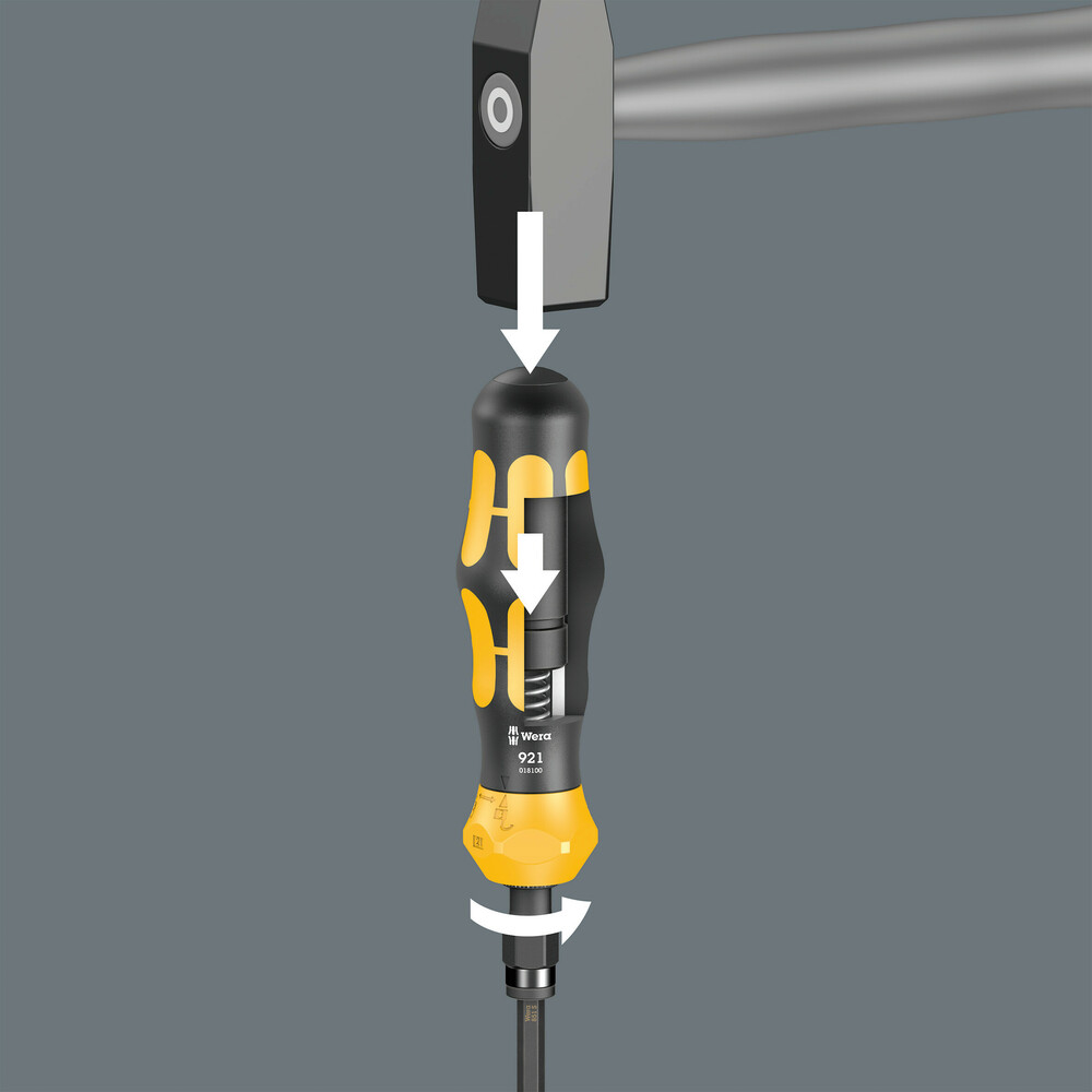 Étui pliant avec embouts de 70 mm de long Kraftform Kompakt 900 Imperial Set 1 Wera - 05018111001